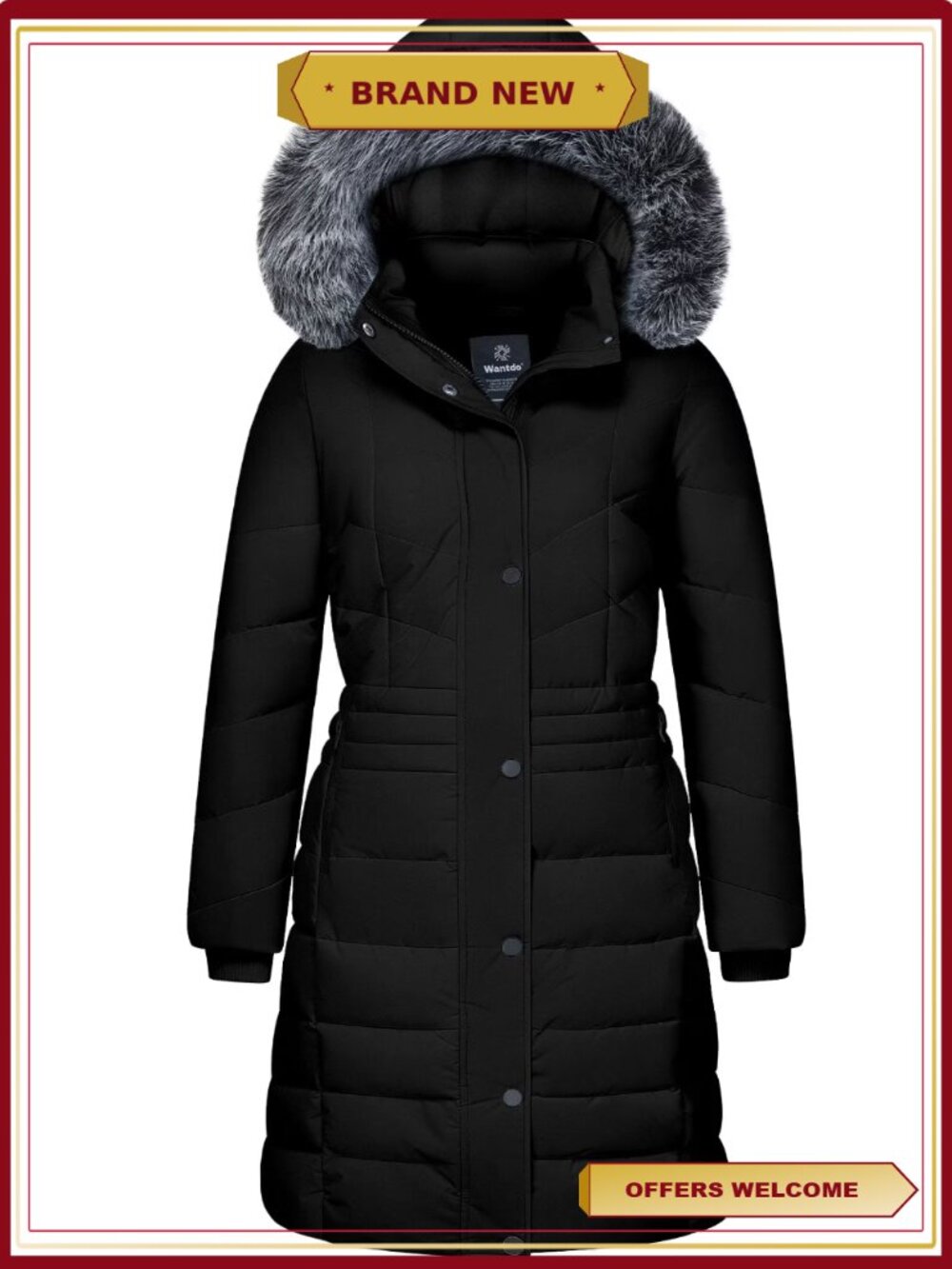 Women's Recycled Winter Puffer Parka Insulated Waterproof Coat